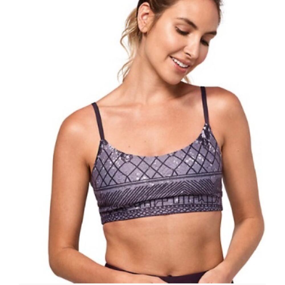 Manduka purple Precision Sports Bra